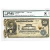1910 $50 Columbus, OH National Bank Note PMG-8VG