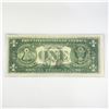 Image 2 : 1981 ERROR Partial Offset $1 Fed Reserve Note -