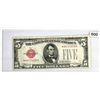 Image 1 : 1928 $5 *Star Note Legal Tender NEARLY UNC