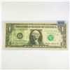 Image 1 : 1985 ERROR $1 Partial Offset Fed Reserve Note -