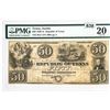 Image 1 : 1839-41 $50 Republic of Texas, Austin PMG-20