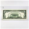 Image 2 : 1995 ERROR Partial Offset $5 Federal Reserve Note