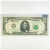 Image 1 : 1977 ERROR Partial Offset $5 Fed Reserve Note -