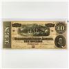 Image 1 : 1864 Series $10 Confederate States Note