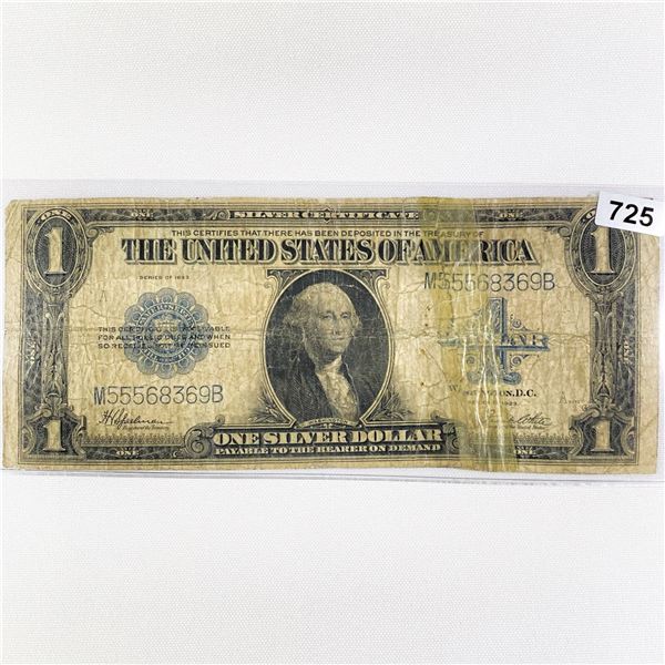 1923 LG $1 Silver Certificate LIGHTLY CIRCULATED