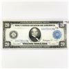 Image 1 : 1914 LG $20 Federal Reserve Note CLOSELY UNC
