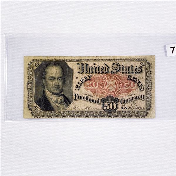 1875 Series 50c Fractional Currency