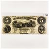 Image 1 : 1860 $5 Bank of Whitefield, GA Note