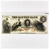 Image 1 : 1850's $2 Dayton Bank, MN Note