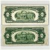 Image 2 : (2) $2 Fed Reserve Notes -AU