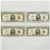 Image 1 : (4) $5 Legal Tenders Notes -CIRC