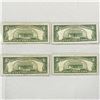 Image 2 : (4) $5 Legal Tenders Notes -CIRC