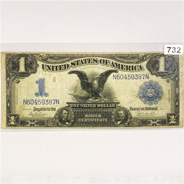 1899 LG $1 Black Eagle Silver Certificate