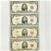 Image 1 : (4) $5 Legal Tenders Notes -CIRC