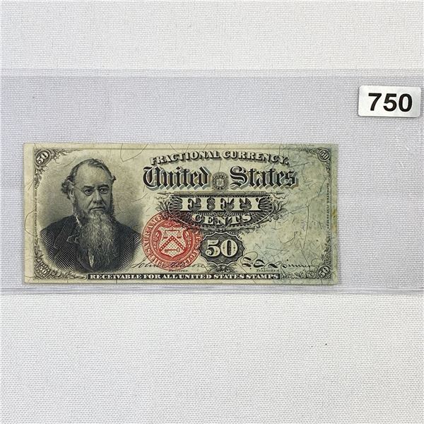 1800's 50c Fractional Currency CLOSELY UNC