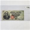 Image 1 : 1800's 50c Fractional Currency CLOSELY UNC