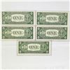 Image 2 : (5)1935 Consecutive Serial #'s $1 Silver