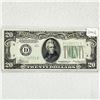 Image 1 : 1934 $20 Fed Reserve Note -AU