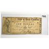 Image 1 : 1861 $1 Raleigh N. Carolina  Note