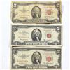 (3) 1900's Consec. $2 Fed. Reserve Notes
