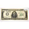 1934 $500 Five Hundred Dollar Fed. Reserve Note