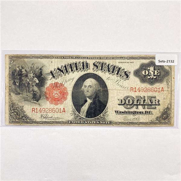 1917 LG $1 Fed. Reserve Note