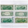 Image 2 : (6) Misc $1 & $2 Fed. Reserve Notes