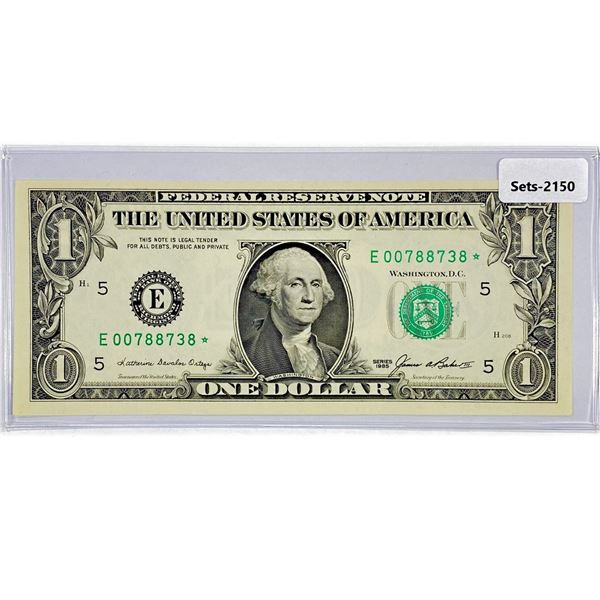 1985 Star Note $1 Fed. Reserve Note