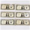 Image 1 : (6) 1957-B $1 Silver Certificates