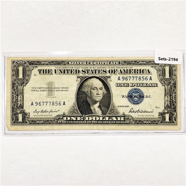 1957 $1 Silver Cert.