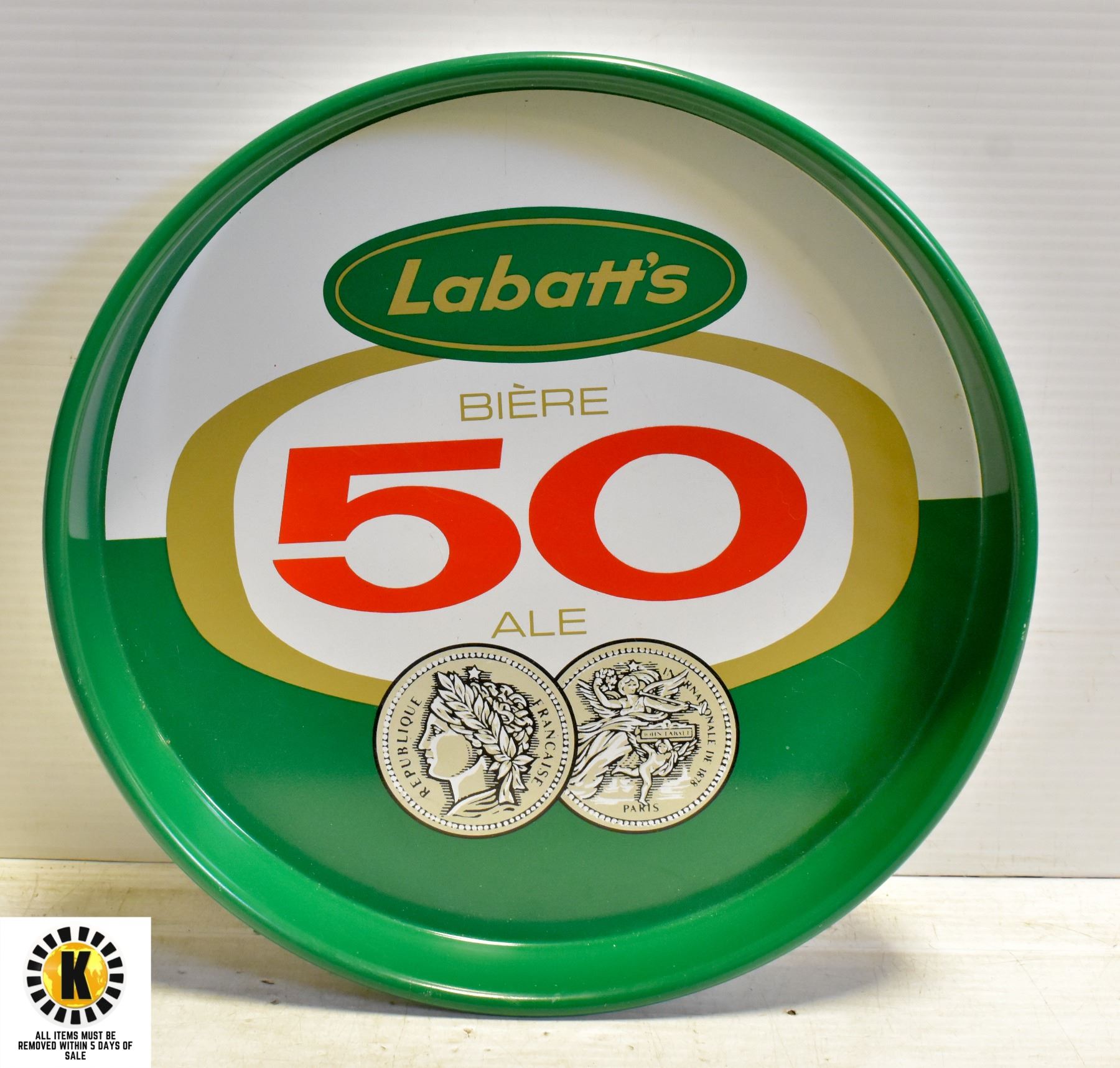LABATTS 50 ALE BEER TRAY