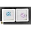 Image 1 : #67-NATURAL BLUE TOPAZ 4.55CT & AMETHYST 3.65CT