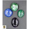 Image 1 : #21-NATURAL  AMETHYST,EMERALD/LAPIS LAZULI 77.10CT