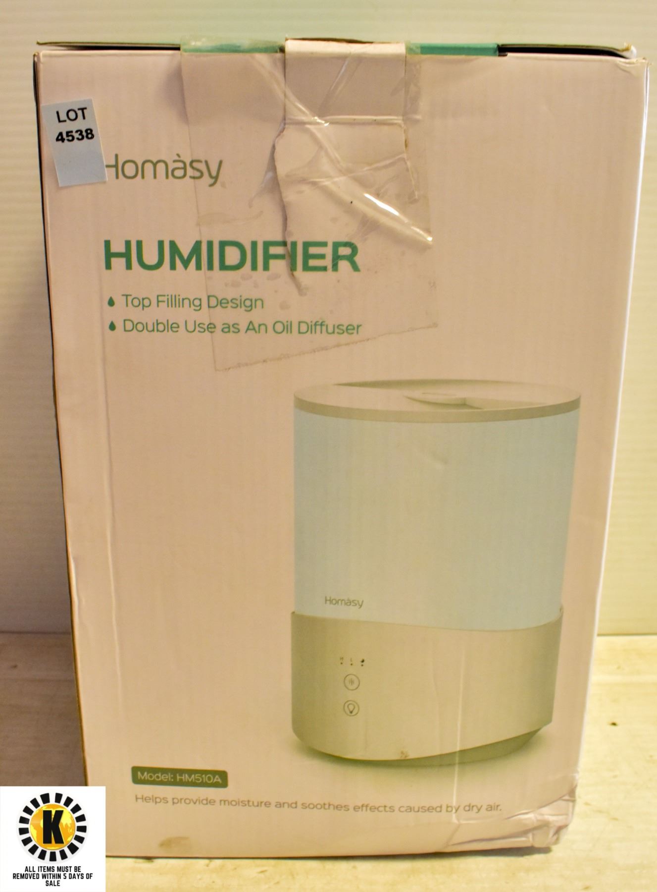 Humidificateur Ultrasonique HOMASY - Les Bons Plans De Elise Humidificateur Ultrasonique HOMASY - Les Bons Plans De Elise