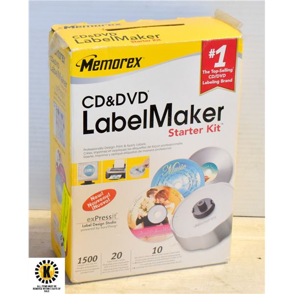 MEMOREX CD/DVD LABEL MAKING KIT