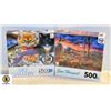 Image 1 : PAIR OF NEW UNOPENED GALLERY PUZZLES