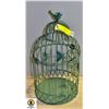 Image 1 : 16" SHOW HOME METAL CAGE, BIRD ON TOP, CIRCLE
