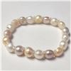 Image 1 : BZ1254-10 FRESH WATER PEARL FLEXIBLE BRACELET