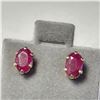 Image 2 : BZ1254-27 10K YELLOW GOLD RUBY (0.6CT) EARRINGS