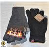 Image 1 : 2 PACK MENS INFRARED GLOVES