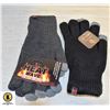 Image 1 : 2 PACK MENS INFRARED GLOVES