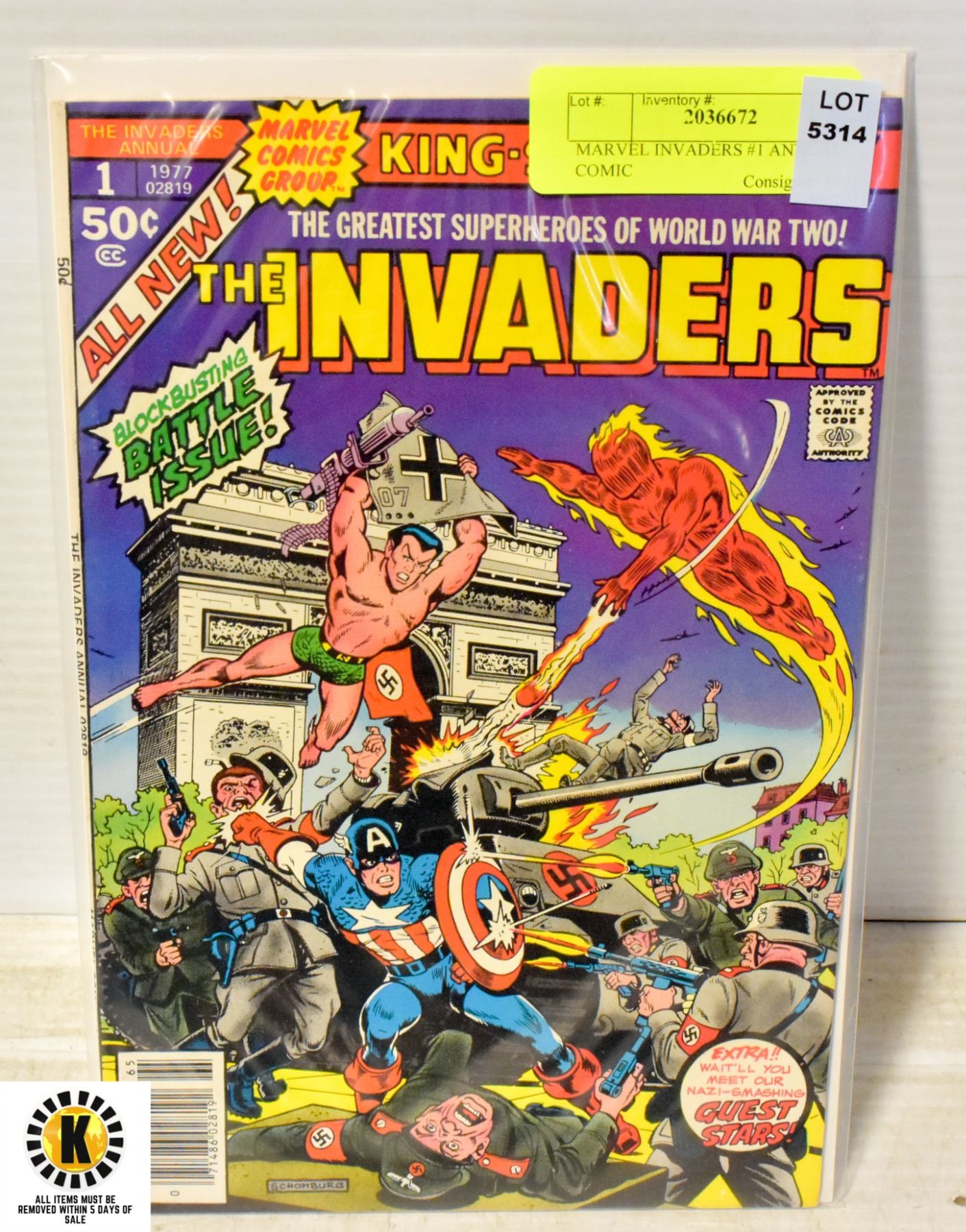 MARVEL INVADERS #1 ANNUAL COMIC