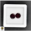 Image 1 : #331-NATURAL DARK RED GARNET ROUND 3.5CT