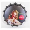 Image 1 : NEW 8" DIAMETER BOTTLE CAP SHAPED METAL WALL ART