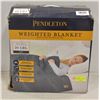 Image 1 : NEW PENDLETON WEIGHTED BLANKET, 20 LBS, 48IN X
