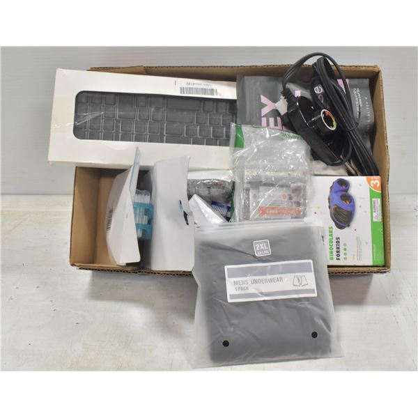 FLAT OF VARIOUS NEW PRODUCTS