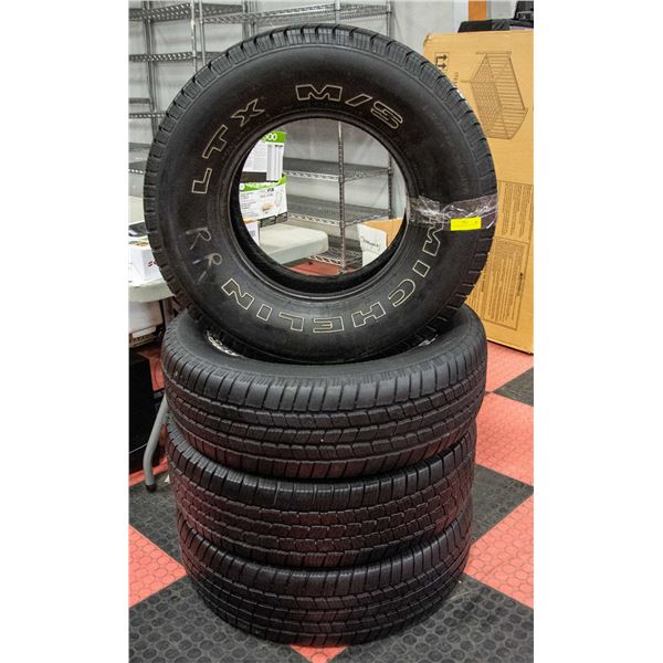 FOUR 265/75R16 MICHELIN TIRES