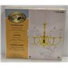 Image 1 : HAMPTON BAY CHANDELIER POLISHED BRASS FINISH NEW