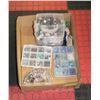 Image 1 : BOX WITH 3-TIER CLEAR PLASTIC STORAGE