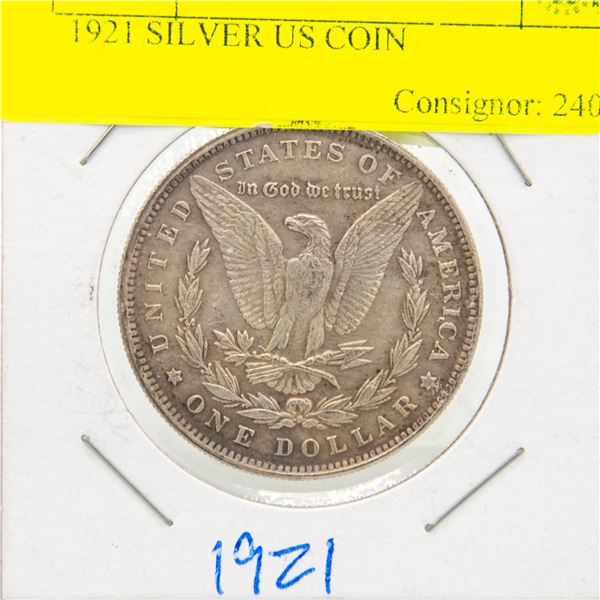 1921 LARGE SILVER US COIN